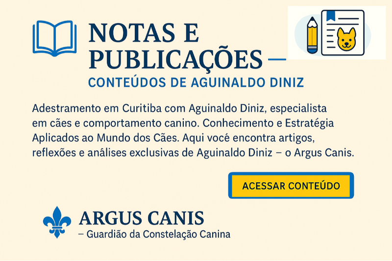 Adestramento Profissional para cães Oferecemos adestramento de qualidade para cães de todas as raças e idades.  Resolva problemas como: xixi no lugar errado, latidos excessivos, agressividade, destruição de móveis e objetos, ansiedade de separação, fugas e muitos outros!  Aulas Online ou Presenciais de adestramento em Curitiba e Região.